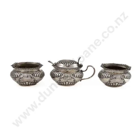 Vict S/S 4 Piece Cruet Set