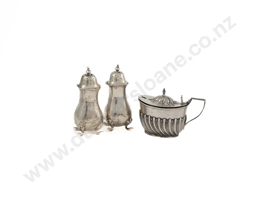 Geo V S/S Mustard Pot Image 1++