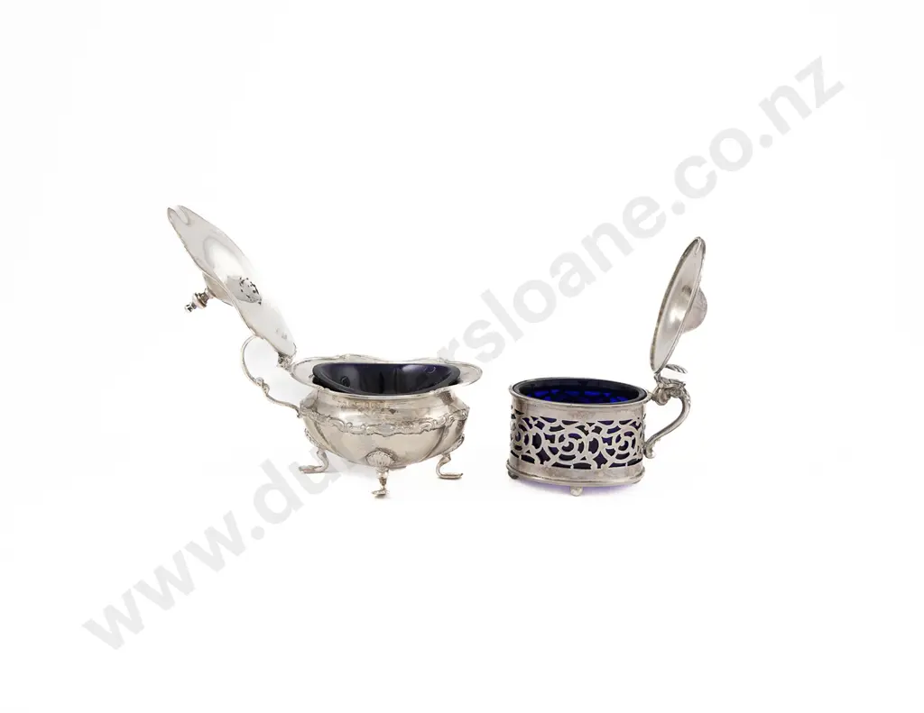 2 S/S Mustard Pots Image 1++