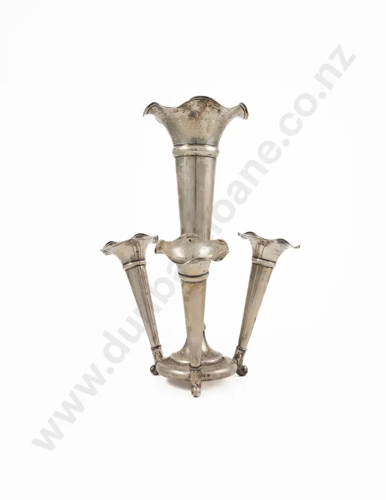 Edw VII S/S Epergne Image 1++