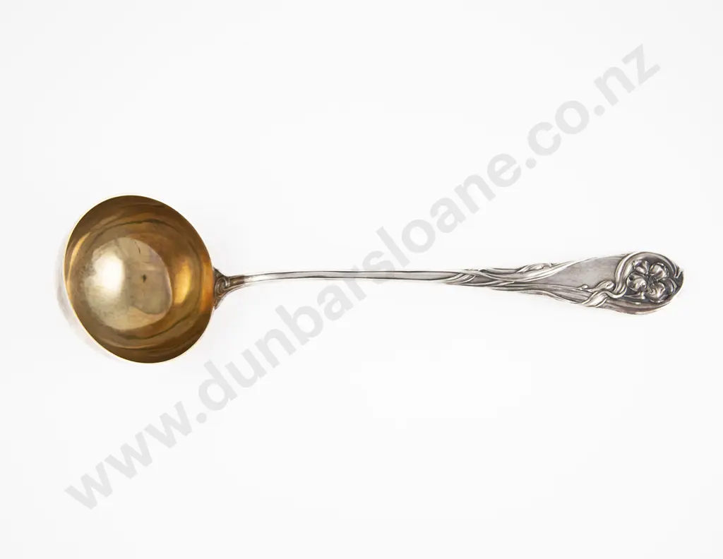 German.800 Silver Art Nouveau Soup Ladle Image 1++