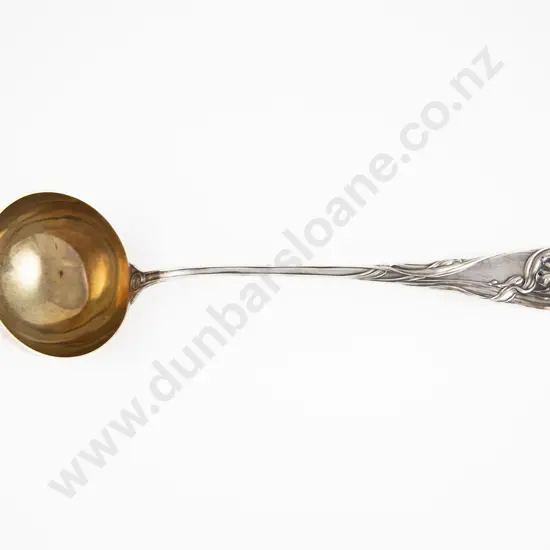 German.800 Silver Art Nouveau Soup Ladle