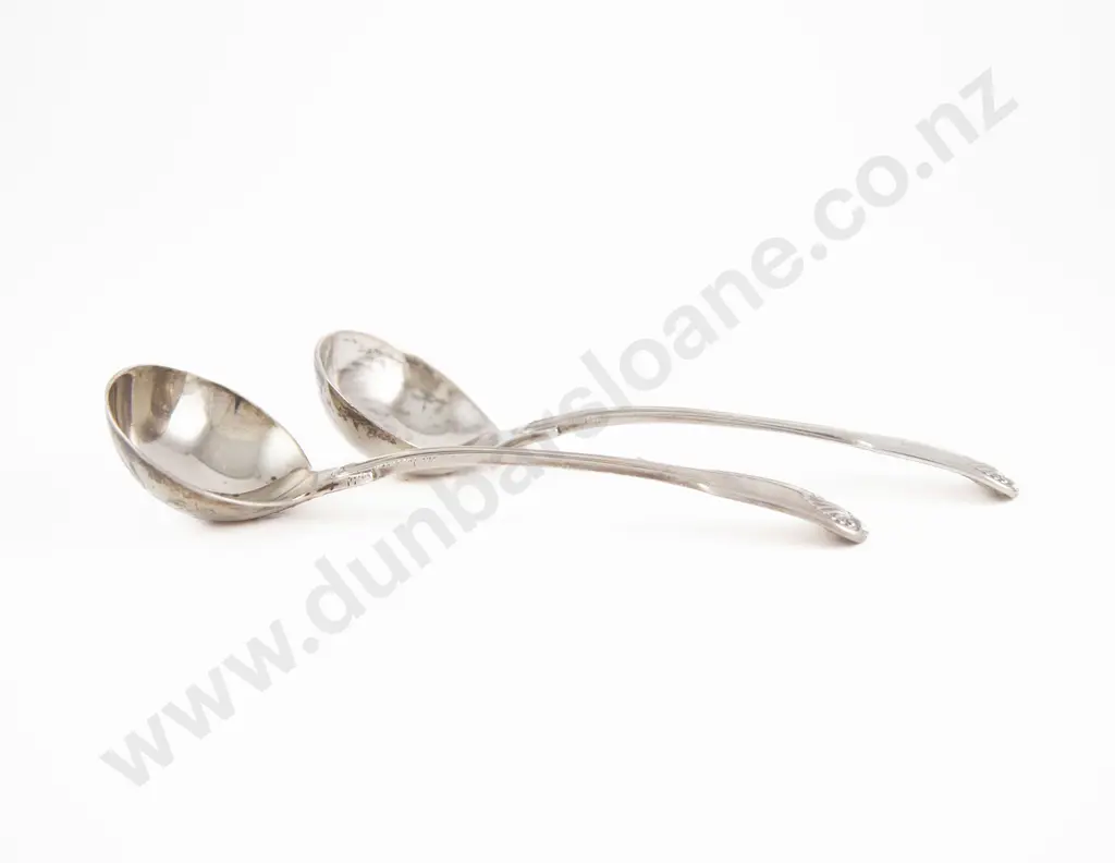 Pair Of Geo IV S/S Sauce Ladles Image 1++