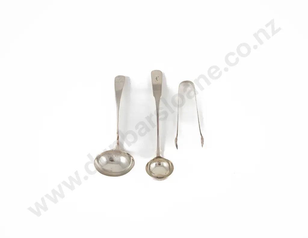 Geo III Scottish S/S Sauce Ladle Image 1++
