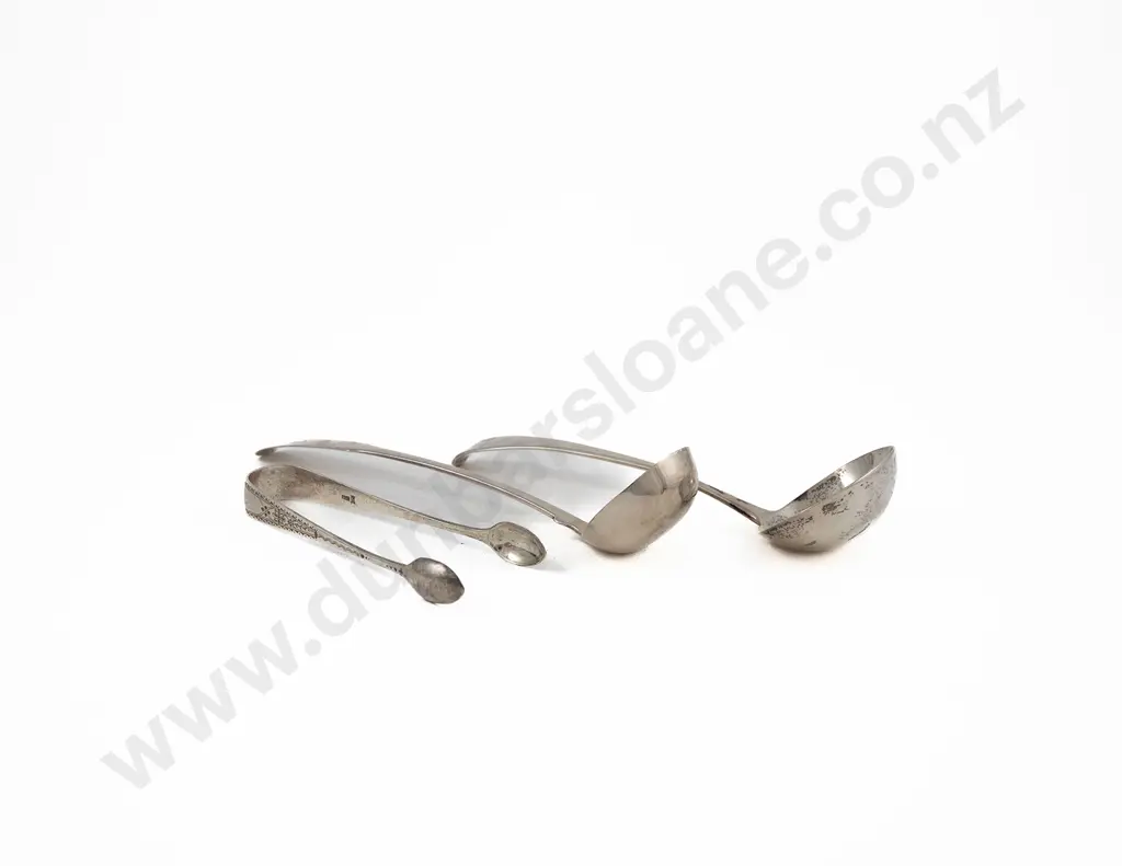 Geo III Scottish S/S Sauce Ladle Image 1++