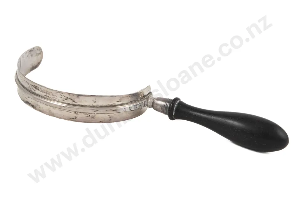 Unusual Edw VII Scottish S/S Cheese Scoop Image 1++