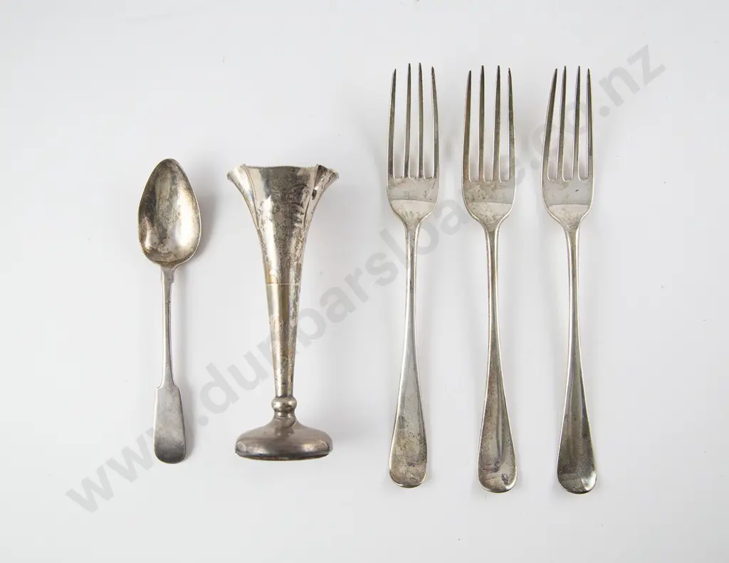 3 Geo III S/S Table Forks Image 1++