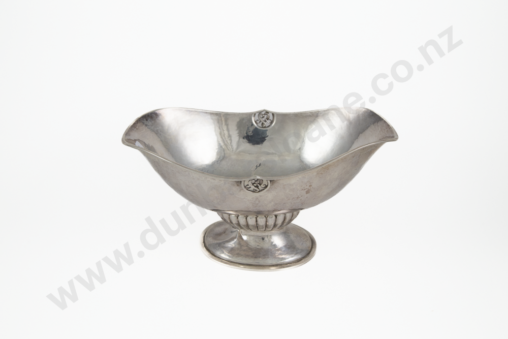 1920s Moinichen Danish Silver Table Bowl Designed By Cristian Frederik Heise Image 1++