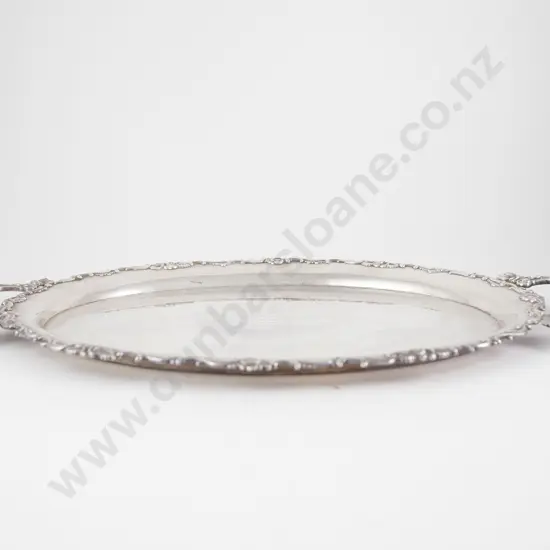 S/S Oval Two Handled Banquet Tray