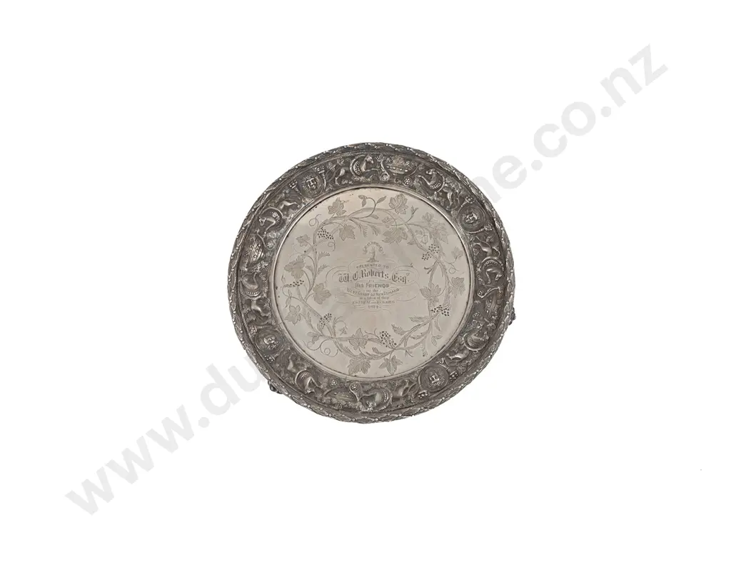 Fine Quality Vict S/P Presentation Salver Image 1++