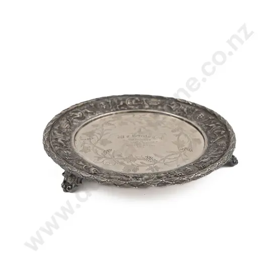Fine Quality Vict S/P Presentation Salver