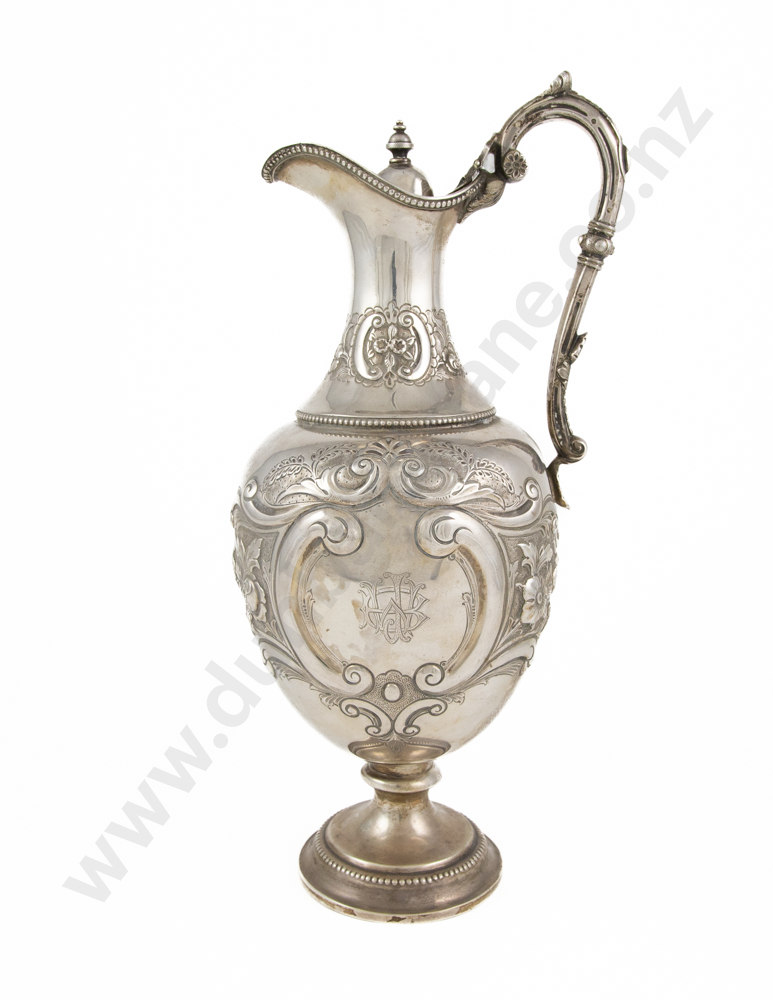 Vict Irish S/S Wine Ewer Image 1++