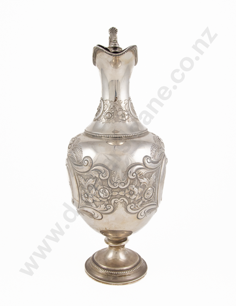 Vict Irish S/S Wine Ewer Image 1++