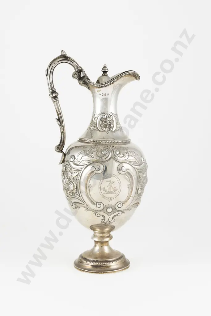 Vict Irish S/S Wine Ewer Image 1++