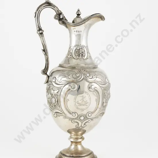 Vict Irish S/S Wine Ewer