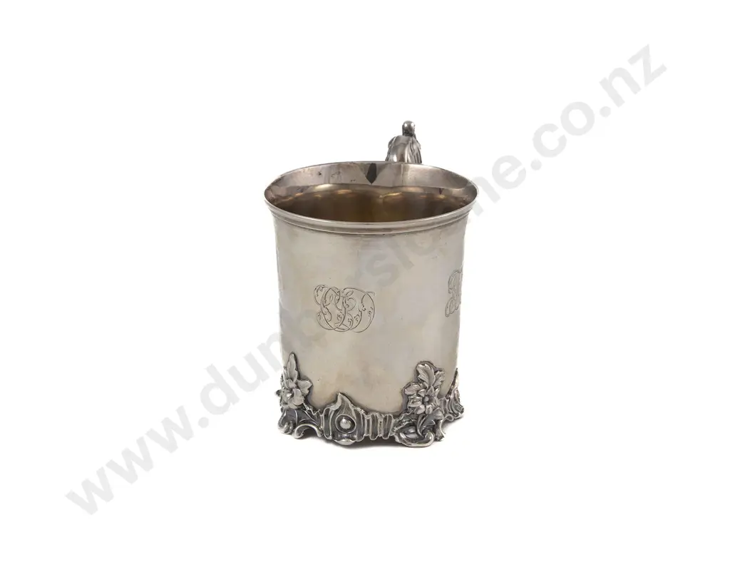 Vict S/S Christening Mug By The Barnard Family Image 1++