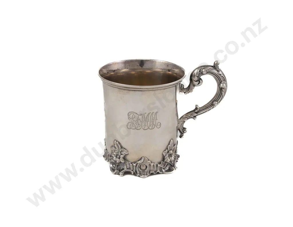 Vict S/S Christening Mug By The Barnard Family Image 1++