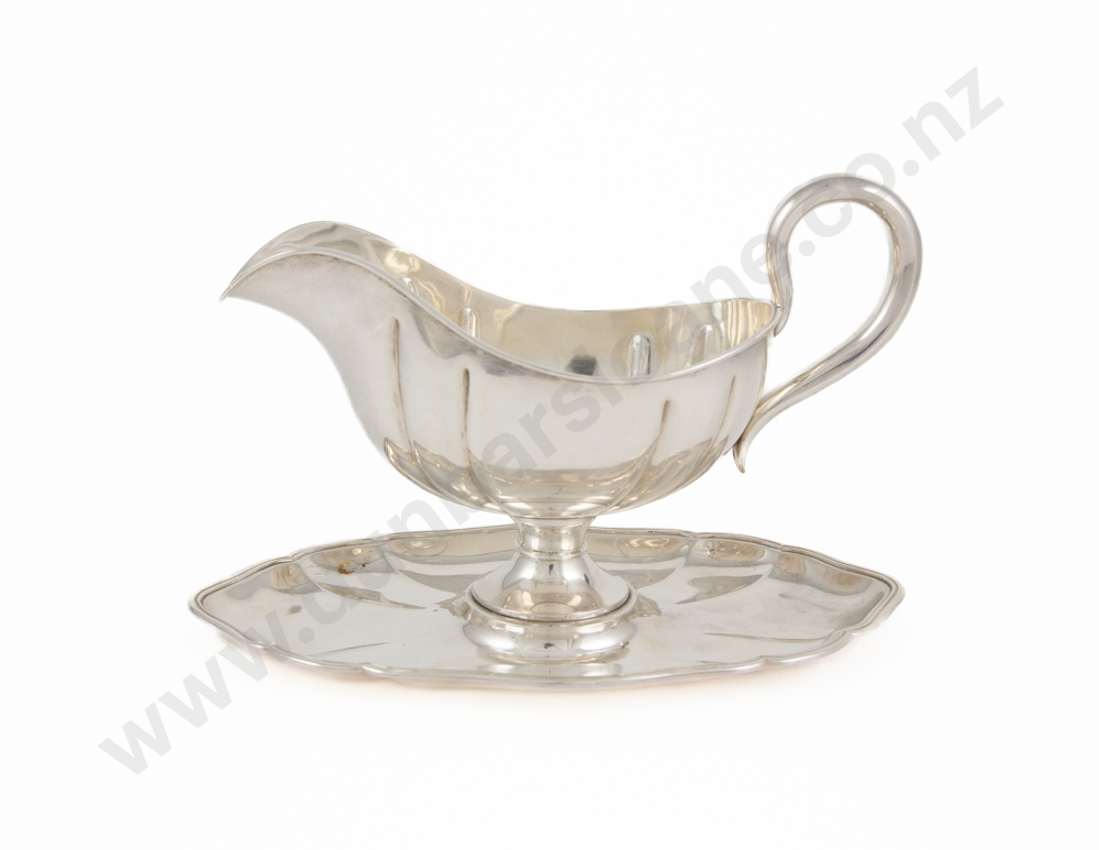 1920s Peter Hertz Danish Silver Gravy Boat Designed By Cristian Frederik Heise Image 1++