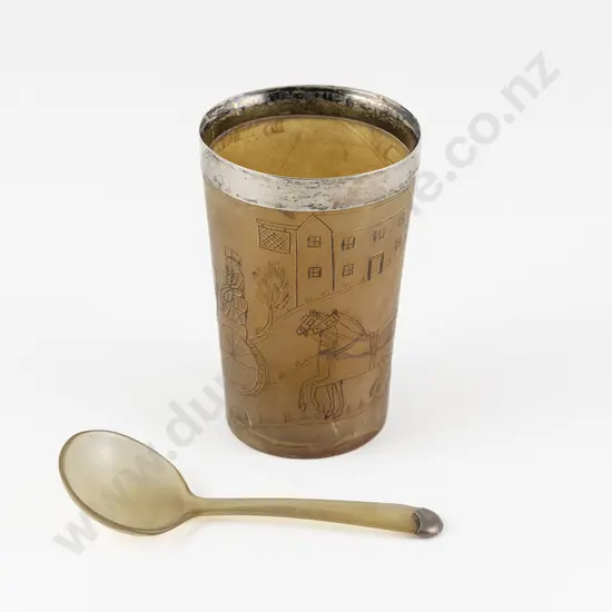 GeoIII Horn Tumbler