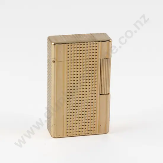 C1960's Dupont Gold Plated Cigarette Lighter #9603S