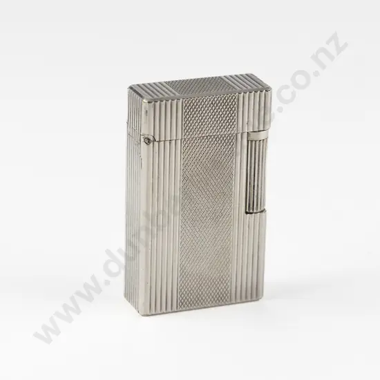 C1960's Dupont Silver Plated Cigarette Lighter #KK2527