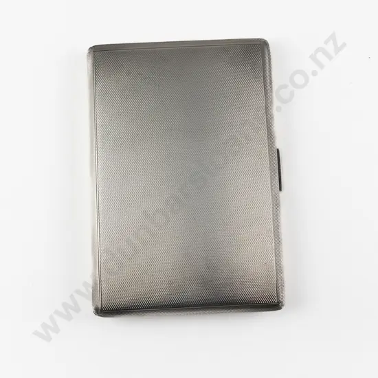 Large S/S Machine Engraved Cigarette Case