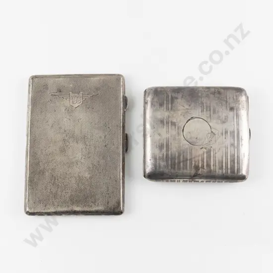 Two Early C20th S/S Cigarette Cases