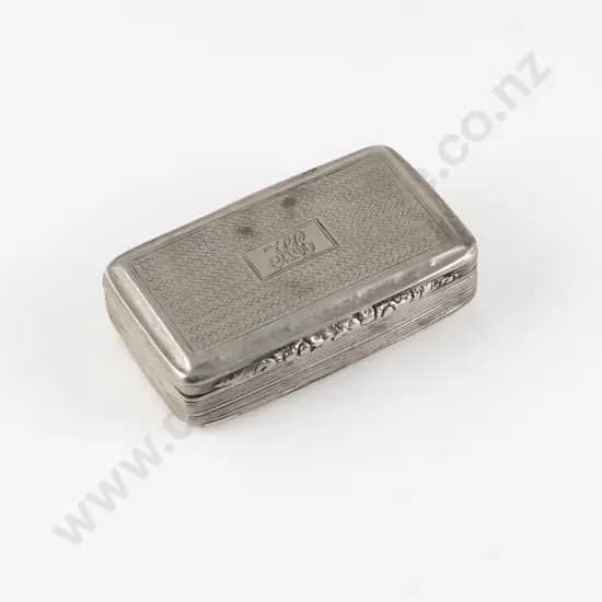 GeoIII S/S Snuff Box