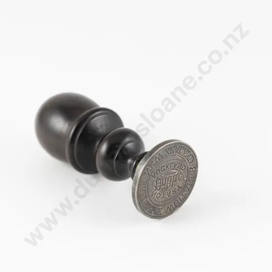NZ Colonial Turned Macassar Wood Seal