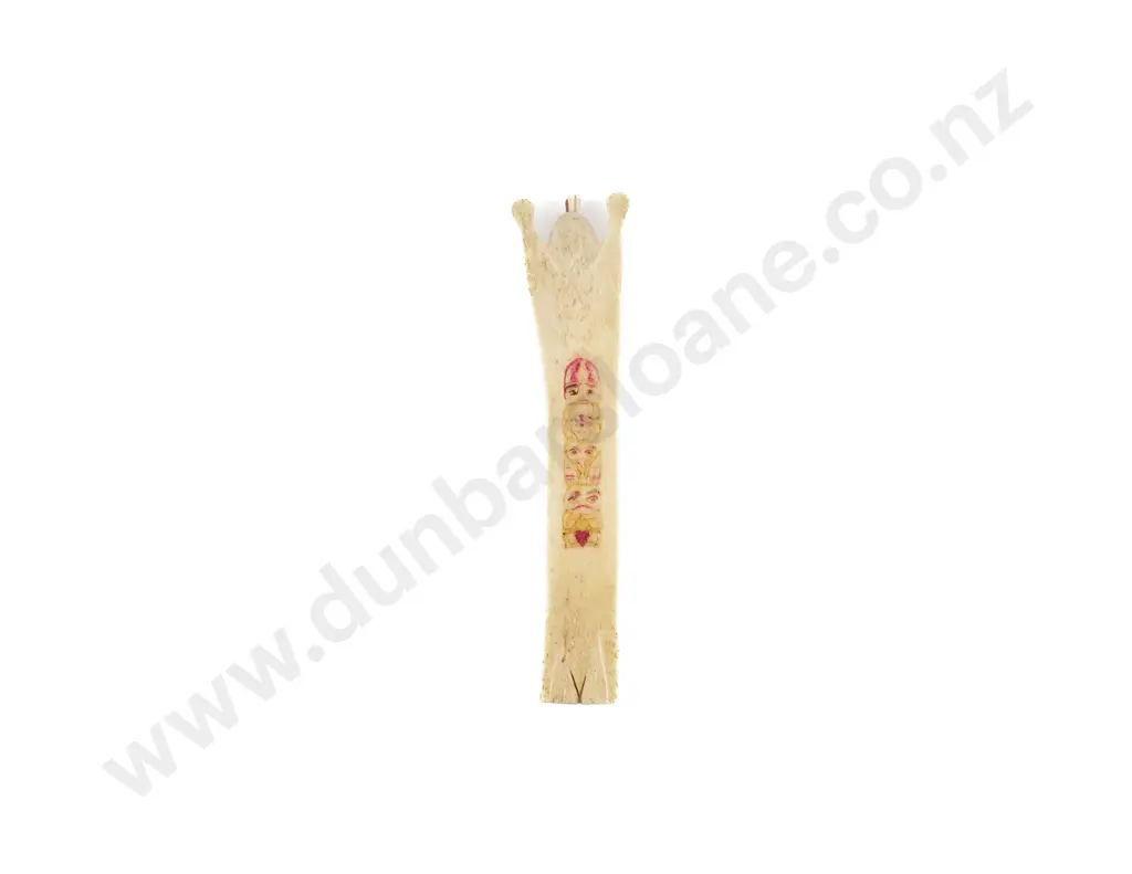 Inuit Carved Whalebone Seal Cribbage Marker Image 1++