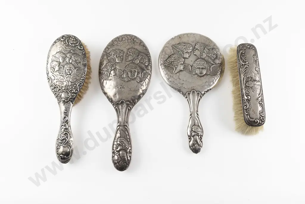 Edwardian S/S Backed Two Vanity Mirrors Image 1++