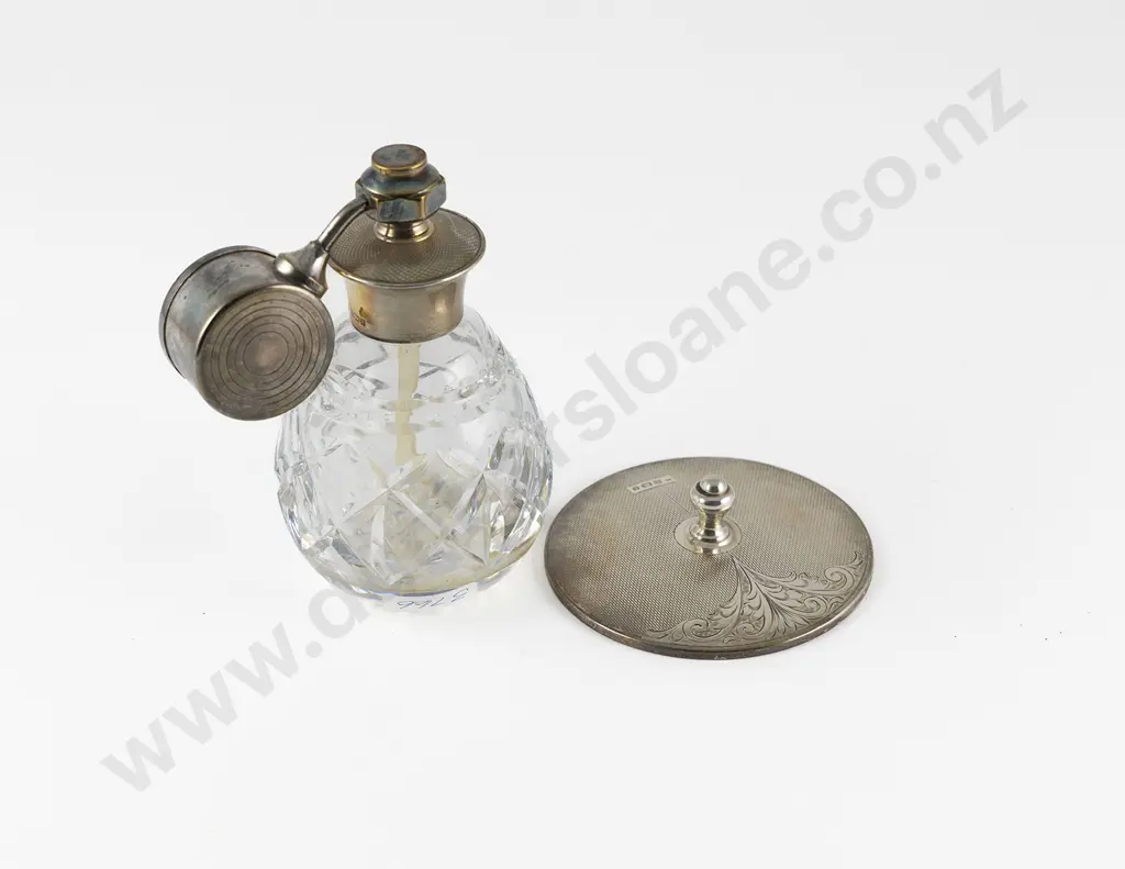 EIIR S/S and Cut Glass Atomiser Scent Bottle Image 1++