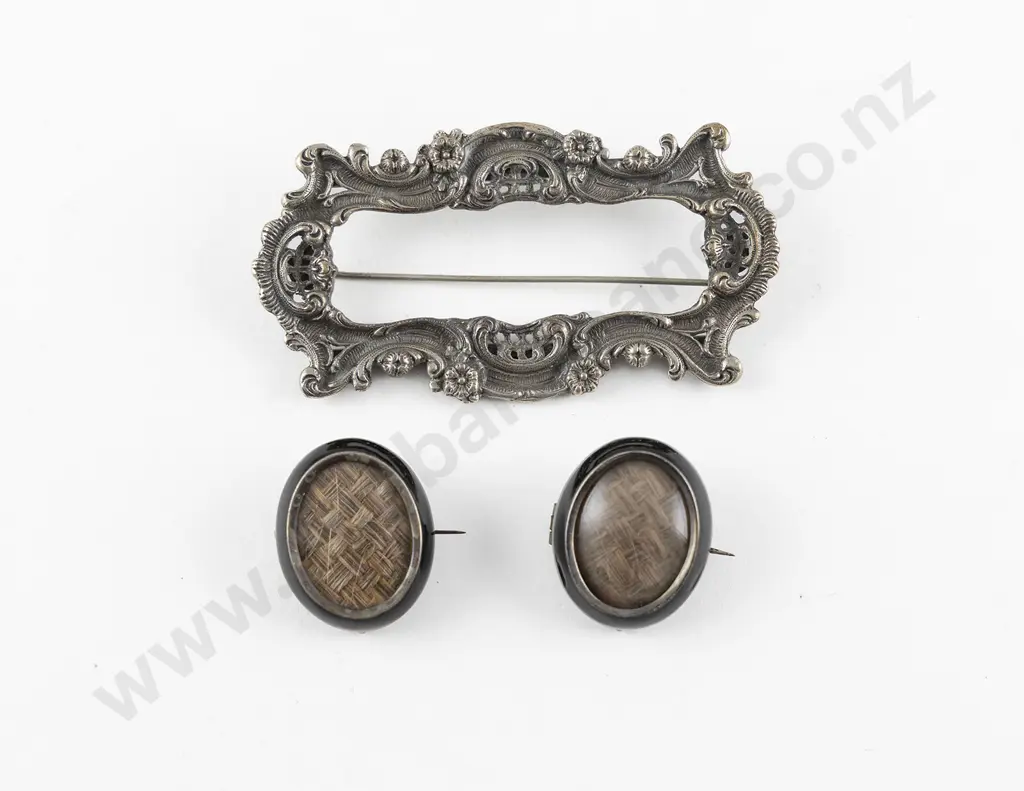 Early C19th European Silver Plate Belt Buckle Image 1++