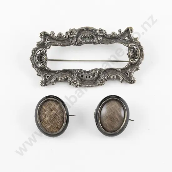 Early C19th European Silver Plate Belt Buckle