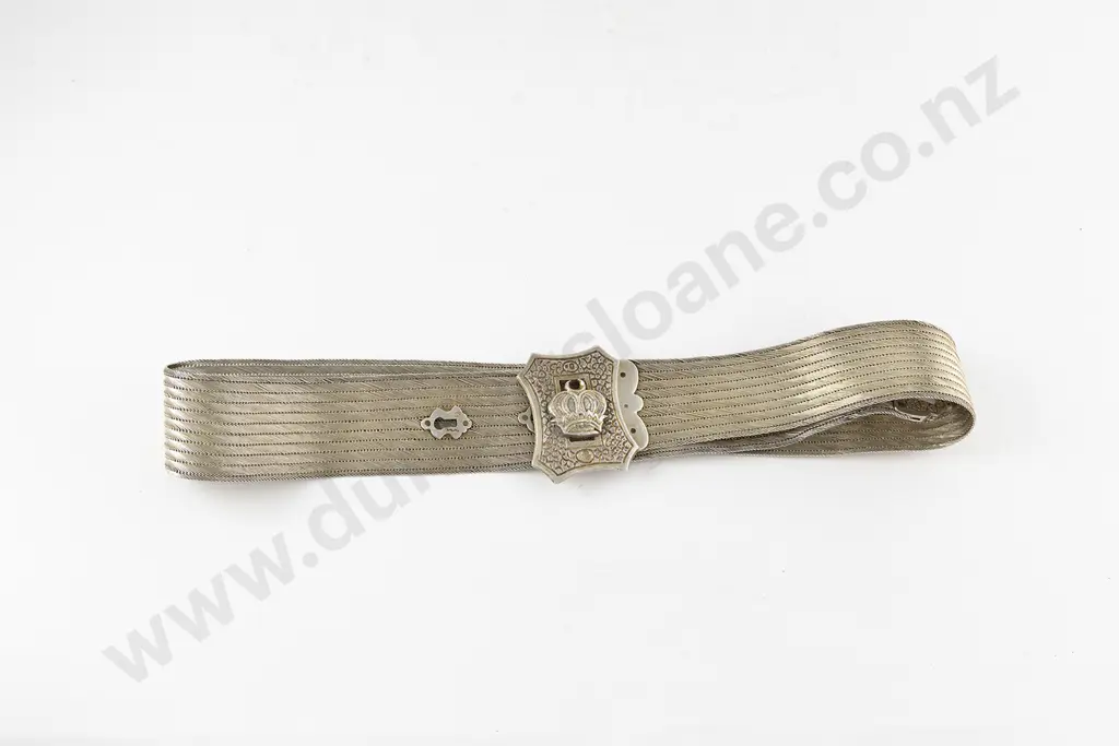 Heavy Middle Eastern Silver Gilt Belt Image 1++