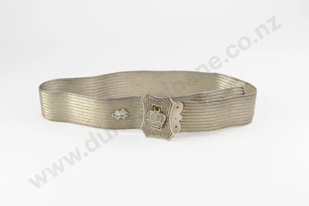 Heavy Middle Eastern Silver Gilt Belt Image 1++