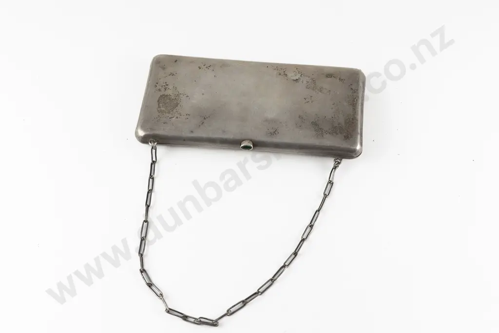 Art Deco .875 Latvia Silver Evening Purse Image 1++