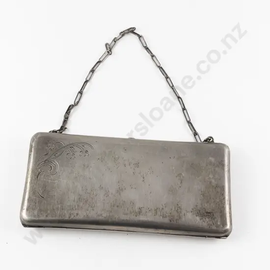 Art Deco .875 Latvia Silver Evening Purse