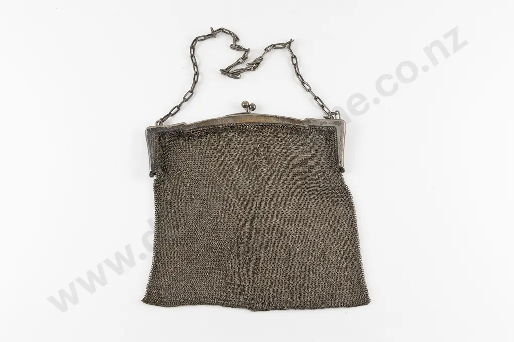 Art Deco S/S Mesh Evening Purse Image 1++