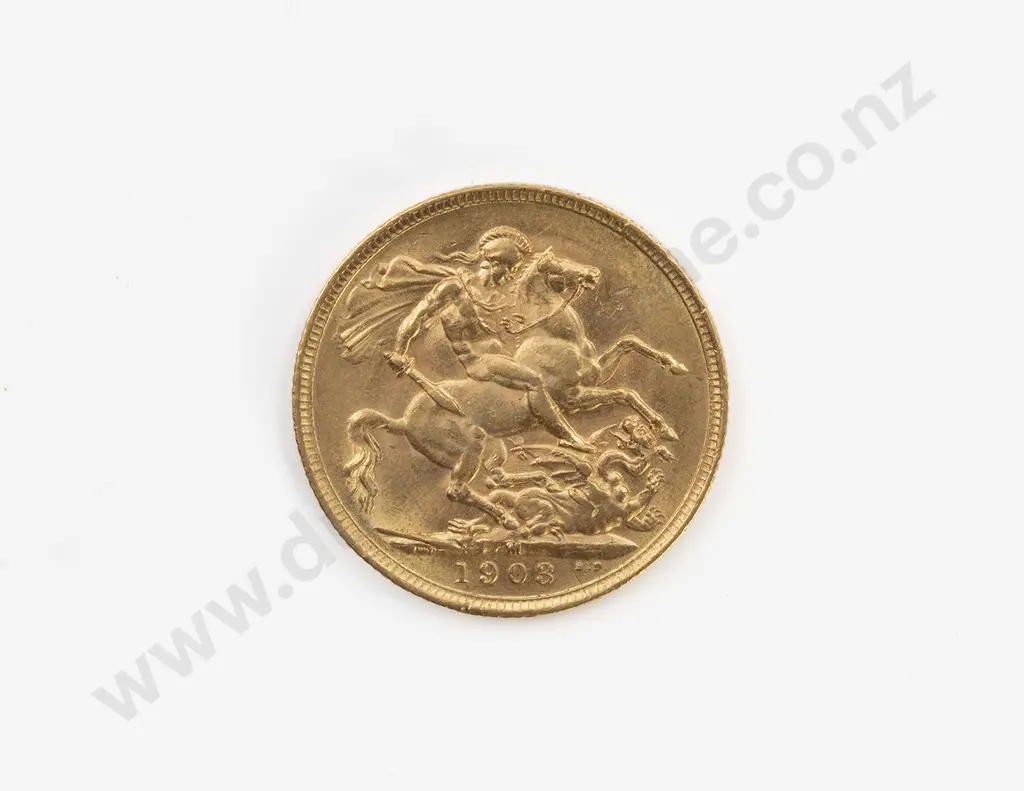 1903 Full Gold Sovereign Image 1++