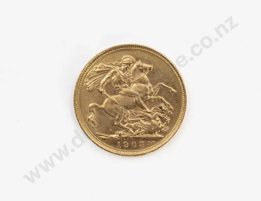 1905 Full Gold Sovereign Image 1++