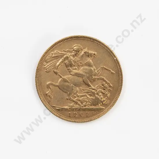 1905 Full Gold Sovereign
