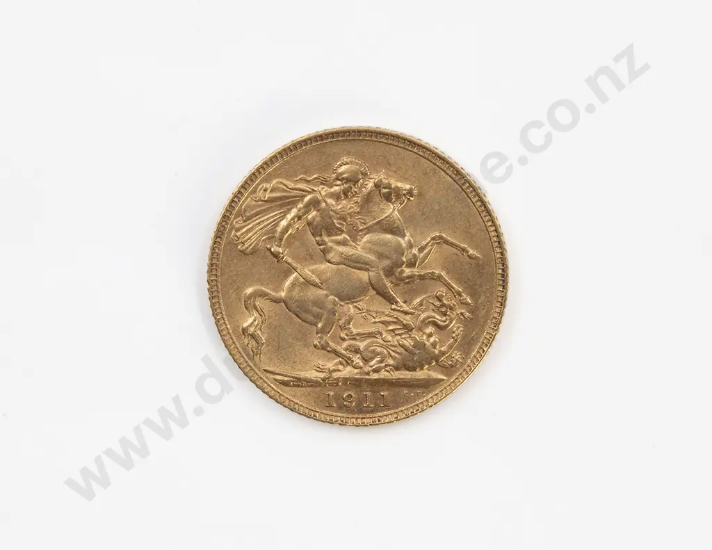 1911 Full Gold Sovereign Image 1++