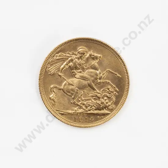 1914 Full Gold Sovereign