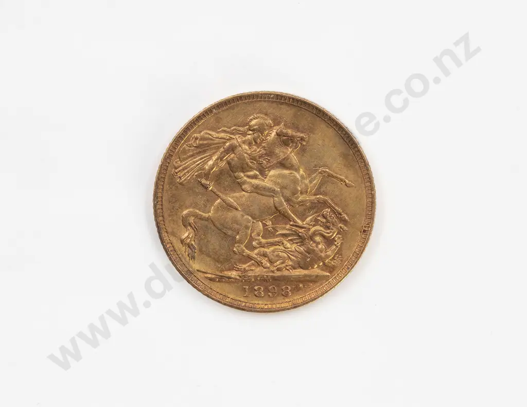 1898 Full Gold Sovereign Image 1++