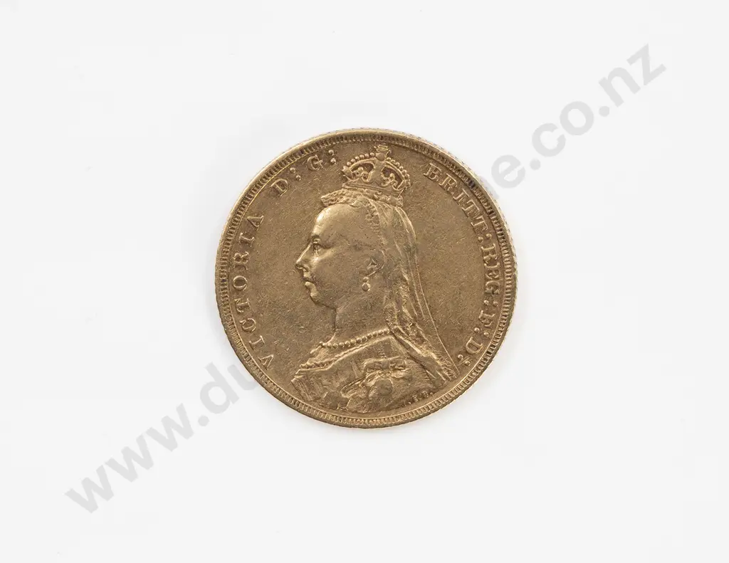 1892 Full Gold Sovereign Image 1++
