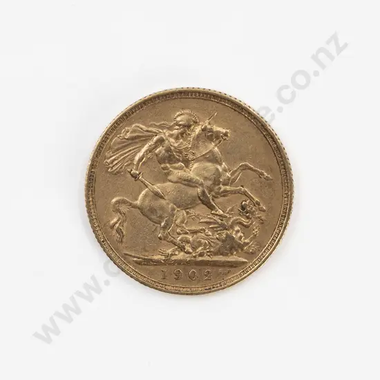 1902 Full Gold Sovereign