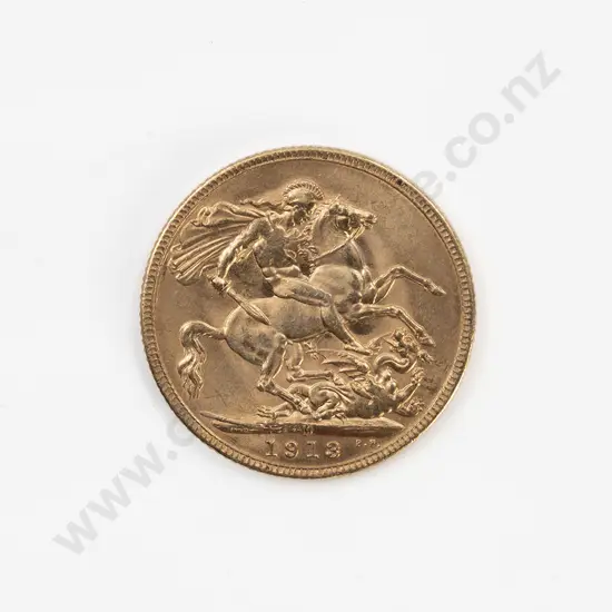 1913 Full Gold Sovereign