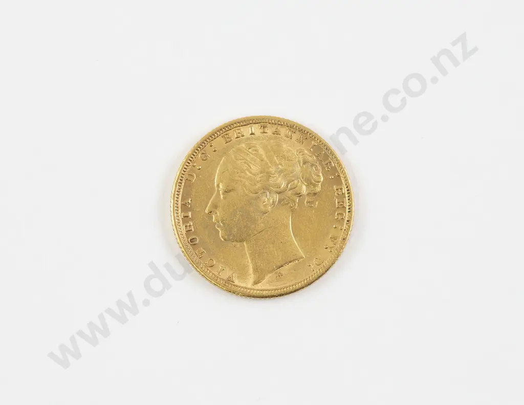 1876 Full Gold Sovereign Image 1++