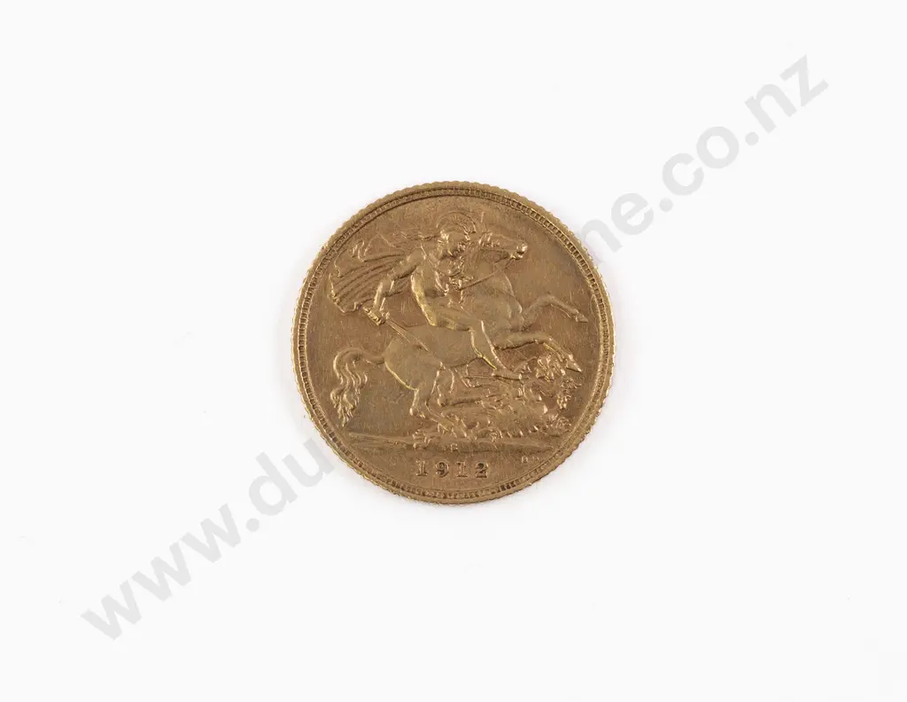 1912 Half Gold Sovereign Image 1++